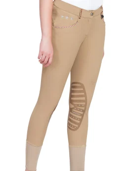 JPC EQUESTRIAN Equine Couture™ Ladies' Brittni Silicone Knee-Patch Breech