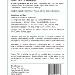 EQUINE ELIXIRS INC Equine Elixir Positude®