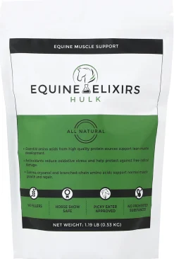 EQUINE ELIXIRS INC Equine Elixirs Hulk® Muscle Support Powder