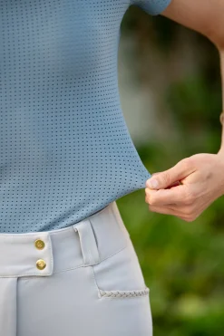 EQUISITE Hallie Short-Sleeve Shirt