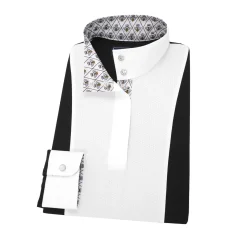 Kids ESSEX CLASSICS Girls’ Luna Performance Long Sleeve Show Shirt