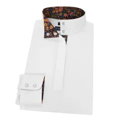 ESSEX CLASSICS Ladies’ Talent Yarn® Straight Collar Long Sleeve Show Shirt