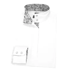 ESSEX CLASSICS Ladies’ Talent Yarn® Straight Collar Long Sleeve Show Shirt