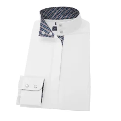 ESSEX CLASSICS Ladies’ Talent Yarn® Straight Collar Long Sleeve Show Shirt