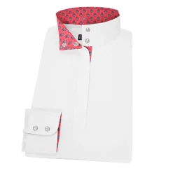 ESSEX CLASSICS Ladies’ Talent Yarn® Straight Collar Long Sleeve Show Shirt