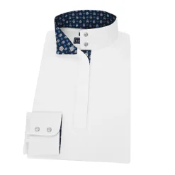 ESSEX CLASSICS Ladies’ Talent Yarn® Straight Collar Long Sleeve Show Shirt