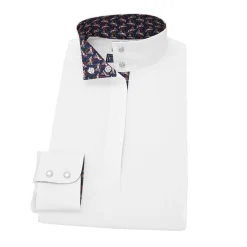 ESSEX CLASSICS Ladies’ Talent Yarn® Straight Collar Long Sleeve Show Shirt