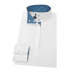 ESSEX CLASSICS Ladies’ Talent Yarn® Straight Collar Long Sleeve Show Shirt