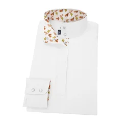 ESSEX CLASSICS Ladies’ Talent Yarn® Straight Collar Long Sleeve Show Shirt