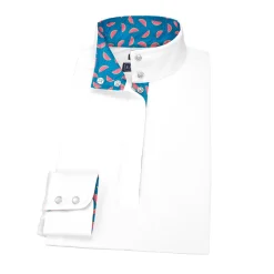 ESSEX CLASSICS Ladies’ Talent Yarn® Straight Collar Long Sleeve Show Shirt