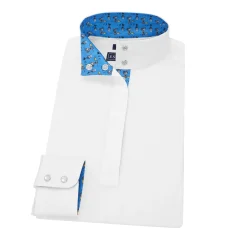 ESSEX CLASSICS Ladies’ Talent Yarn® Straight Collar Long Sleeve Show Shirt