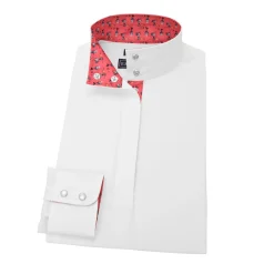 ESSEX CLASSICS Ladies’ Talent Yarn® Straight Collar Long Sleeve Show Shirt