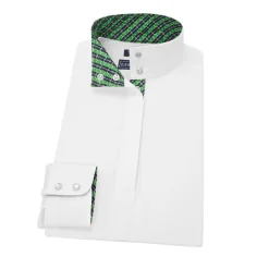 ESSEX CLASSICS Ladies’ Talent Yarn® Straight Collar Long Sleeve Show Shirt