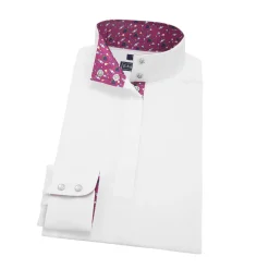 ESSEX CLASSICS Ladies’ Talent Yarn® Straight Collar Long Sleeve Show Shirt