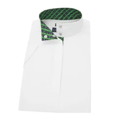 ESSEX CLASSICS Ladies’ Talent Yarn® Straight Collar Short Sleeve Show Shirt