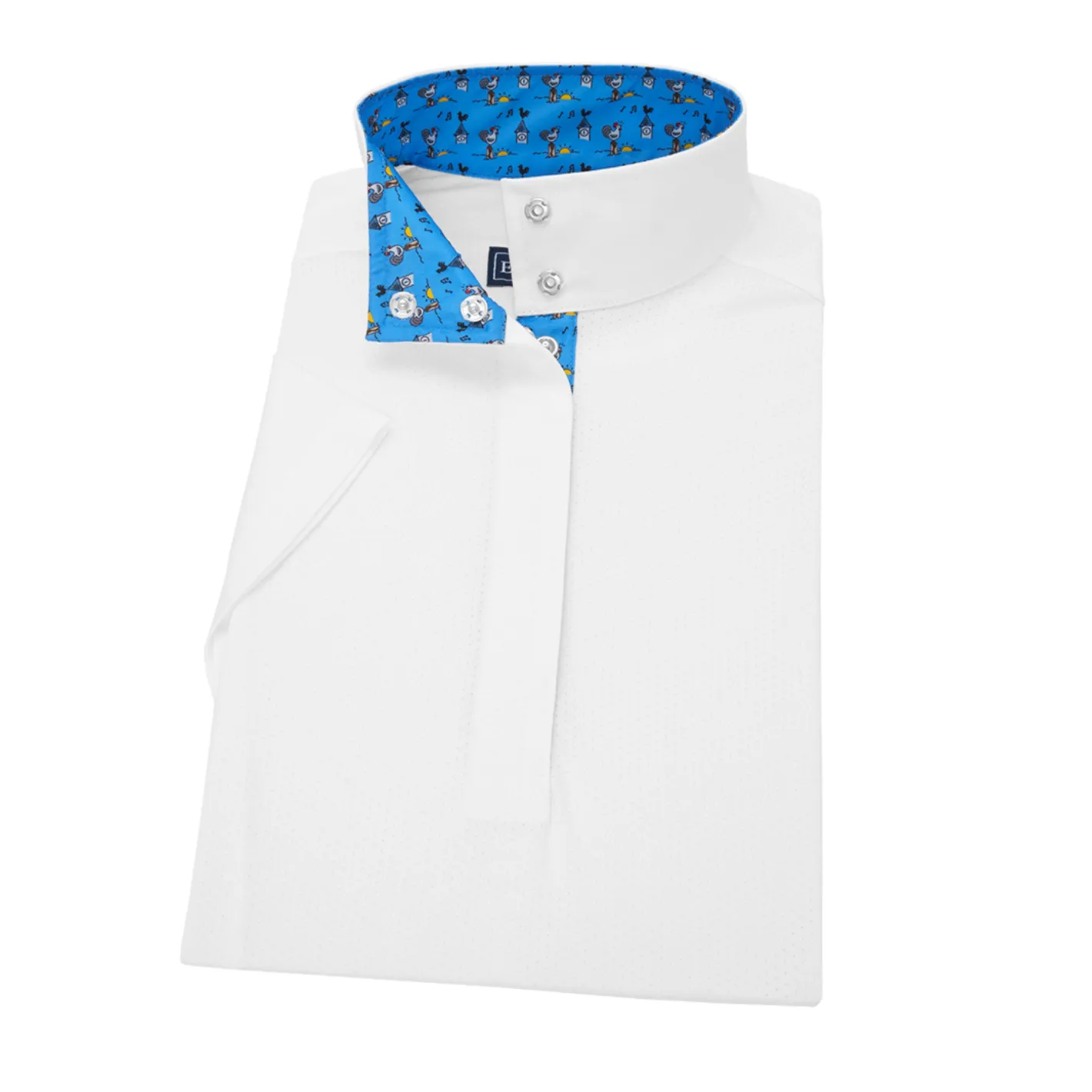 ESSEX CLASSICS Ladies’ Talent Yarn® Straight Collar Short Sleeve Show Shirt