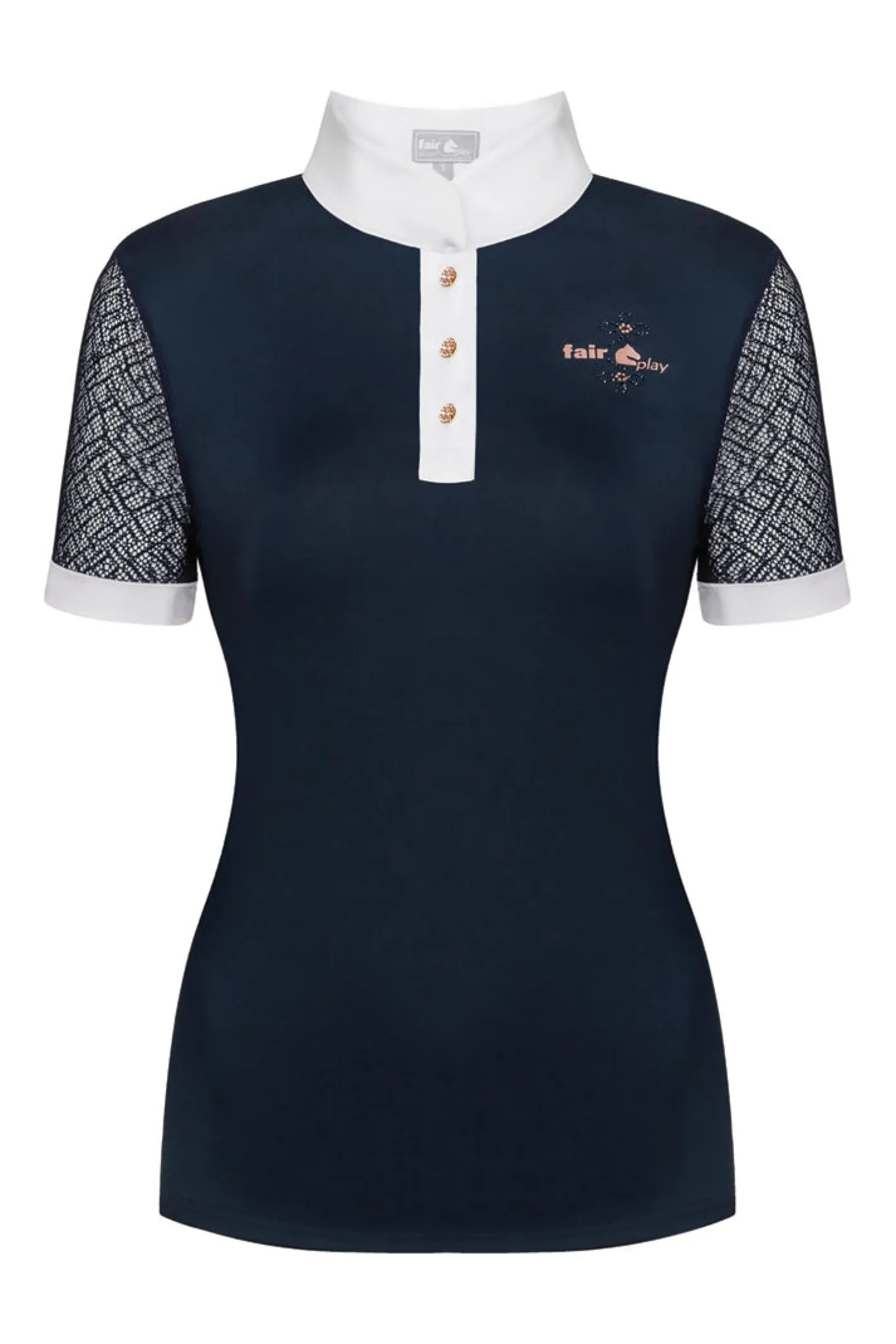 INTER API LTD Fair Play® Ladies’ Cecile RoseGold Short Sleeve Show Shirt