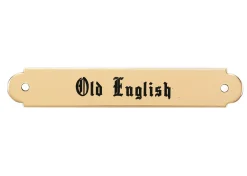DOVER DROPSHIP Fancy Halter Nameplate - 1 or 2 lines