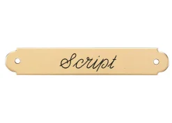 DOVER DROPSHIP Fancy Halter Nameplate - 1 or 2 lines