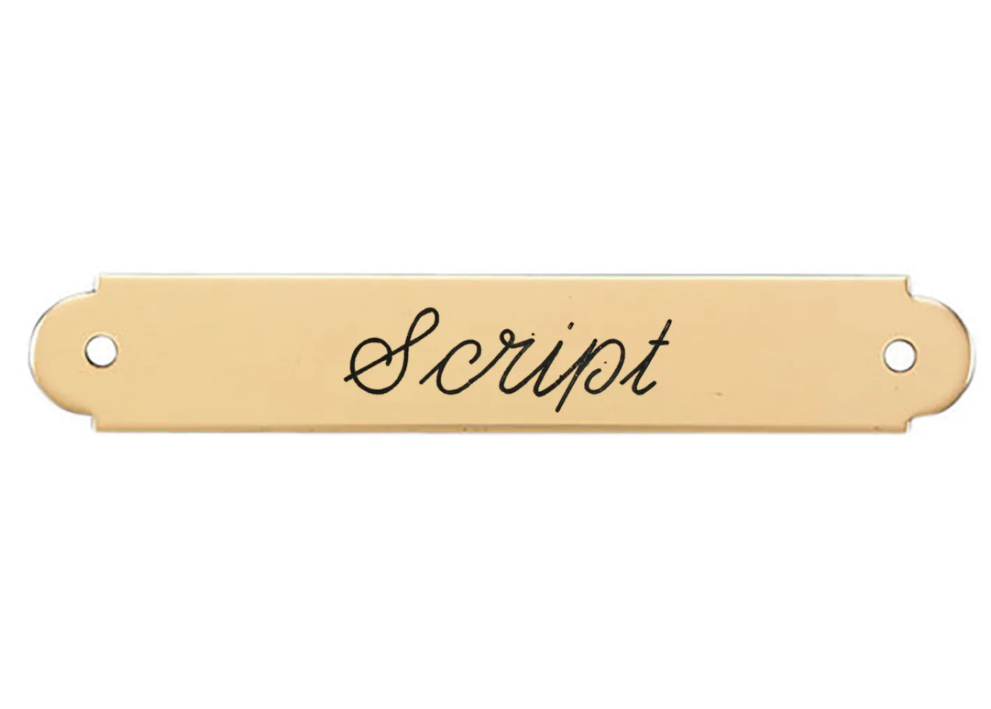DOVER DROPSHIP Fancy Halter Nameplate - 3 lines