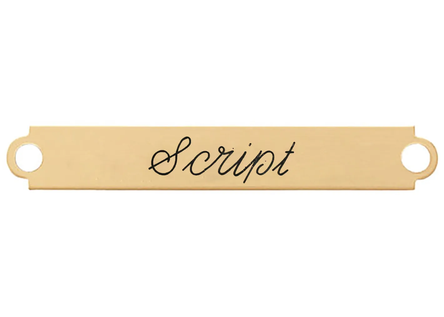 DOVER DROPSHIP Fancy Martingale Nameplate
