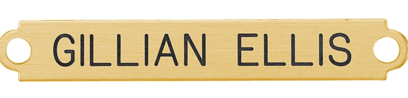 DOVER DROPSHIP Fancy Martingale Nameplate