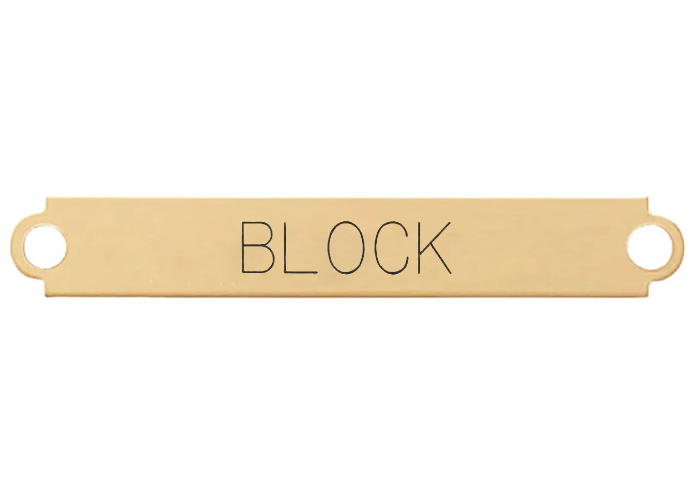 DOVER DROPSHIP Fancy Martingale Nameplate