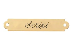 DOVER DROPSHIP Fancy Saddle Nameplate