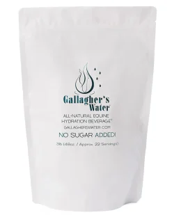 EQUESTRIBEV Gallagher’s Water™ All-Natural Equine Hydration Beverage NO SUGAR ADDED
