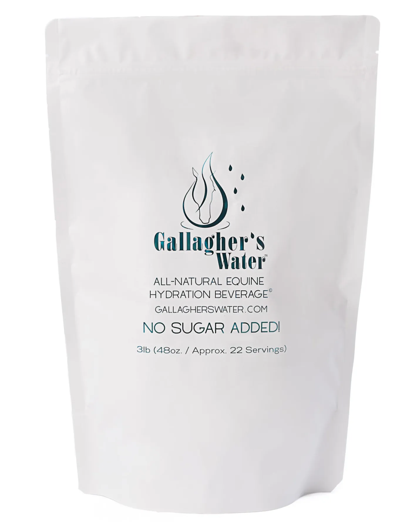 EQUESTRIBEV Gallagher’s Water™ All-Natural Equine Hydration Beverage NO SUGAR ADDED