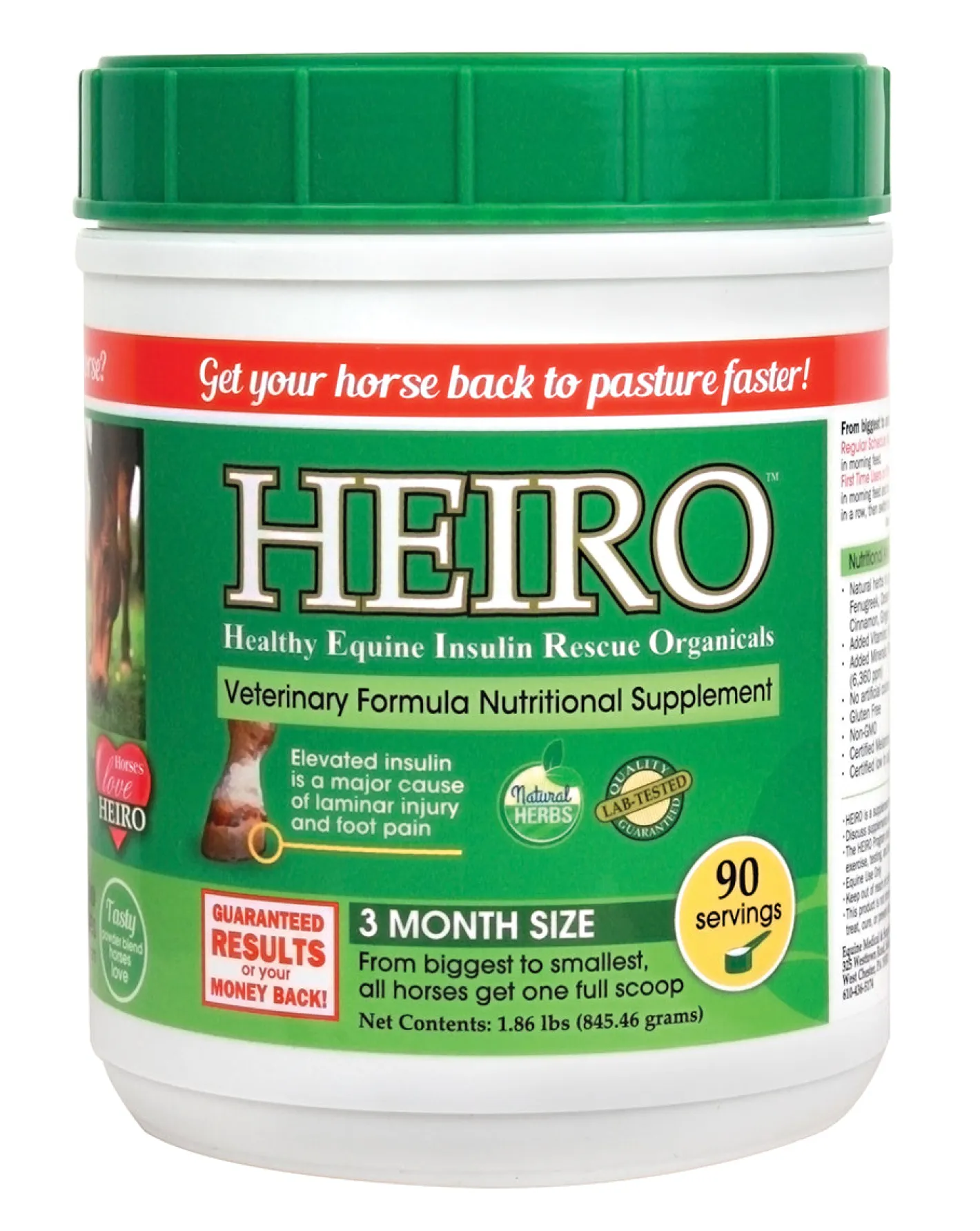 RJ MATTHEWS Heiro™ Healthy Equine Insulin Rescue Organical
