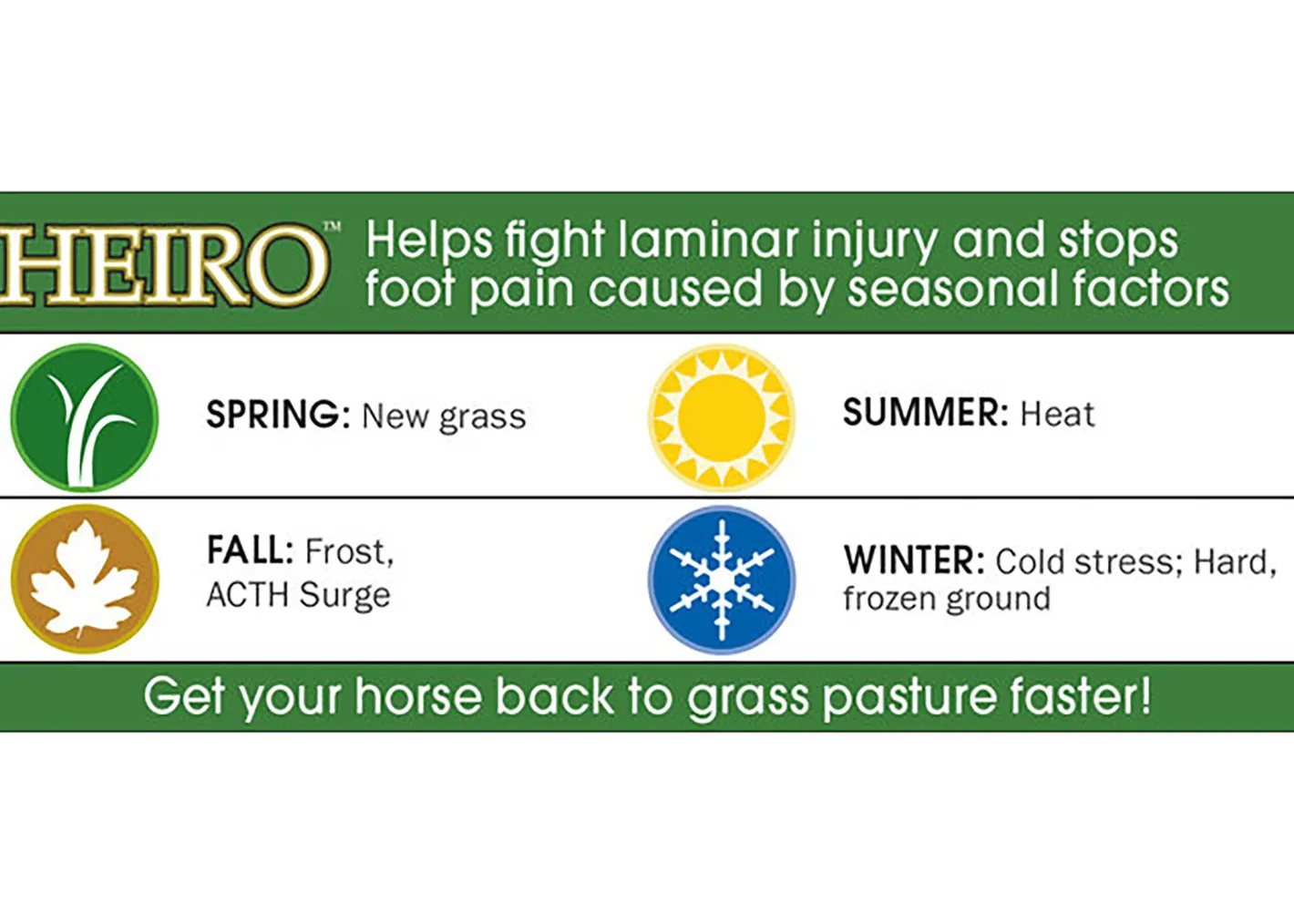 RJ MATTHEWS Heiro™ Healthy Equine Insulin Rescue Organical
