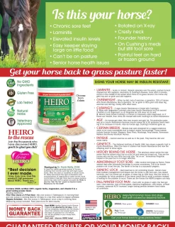 RJ MATTHEWS Heiro™ Healthy Equine Insulin Rescue Organical