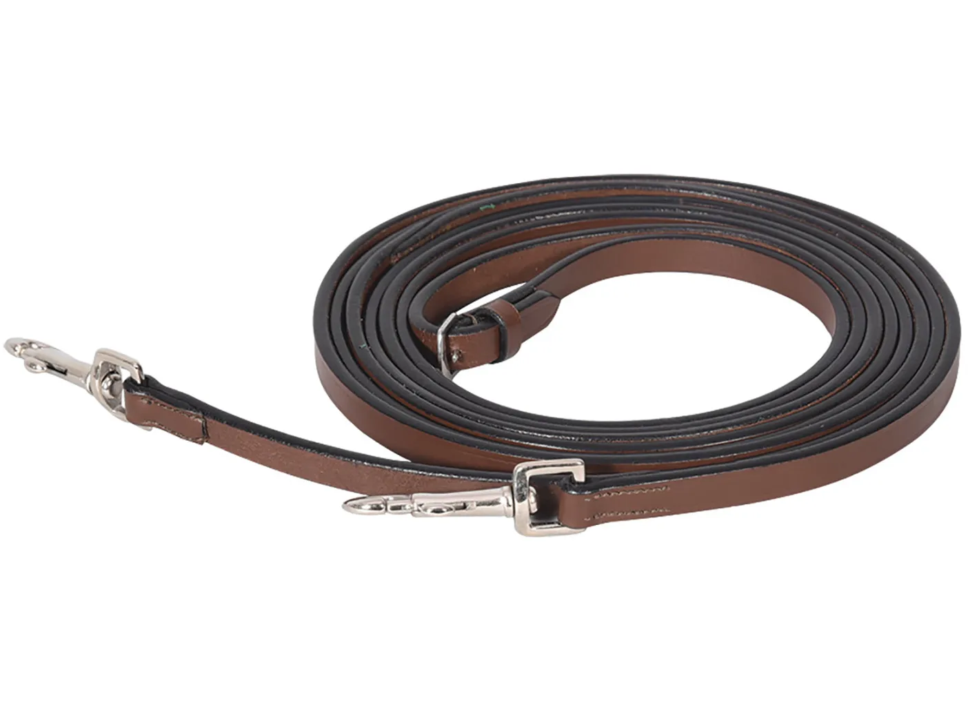 JPC EQUESTRIAN Henri de Rivel Breastplate Draw Reins - Full Leather with Breastplate Snap