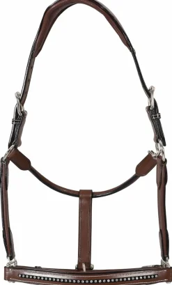 JPC EQUESTRIAN Henri de Rivel Padded Leather Crystal Halter