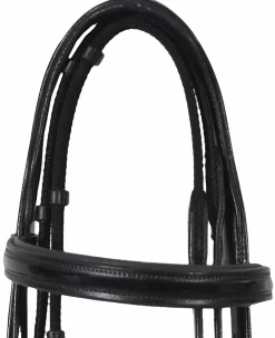 JPC EQUESTRIAN Henri de Rivel Piaffe Mono Crown Bridle with Flash Noseband & Patent Leather