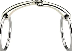 GEM-HERM SPRENGER Herm Sprenger® Dynamic RS Sensogan® Single Joint Bradoon - 14mm mouth; 55mm rings