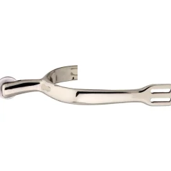 GEM-HERM SPRENGER Herm Sprenger® Ladies’ German Silver Dressage Rowel Spurs-45mm neck, big round rowel