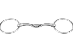 GEM-HERM SPRENGER Herm Sprenger® Satinox Double-Jointed Loose Ring Snaffle Bit with 14mm Mouth/70mm Rings