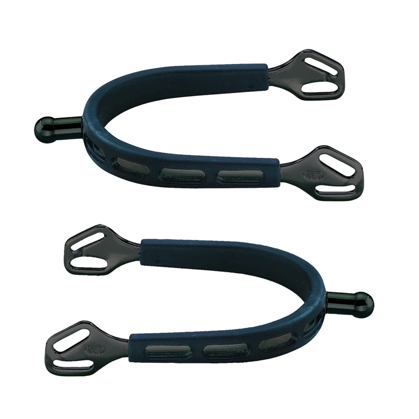 GEM-HERM SPRENGER Herm Sprenger® Ultra Fit Extra Grip Black Knob Spurs