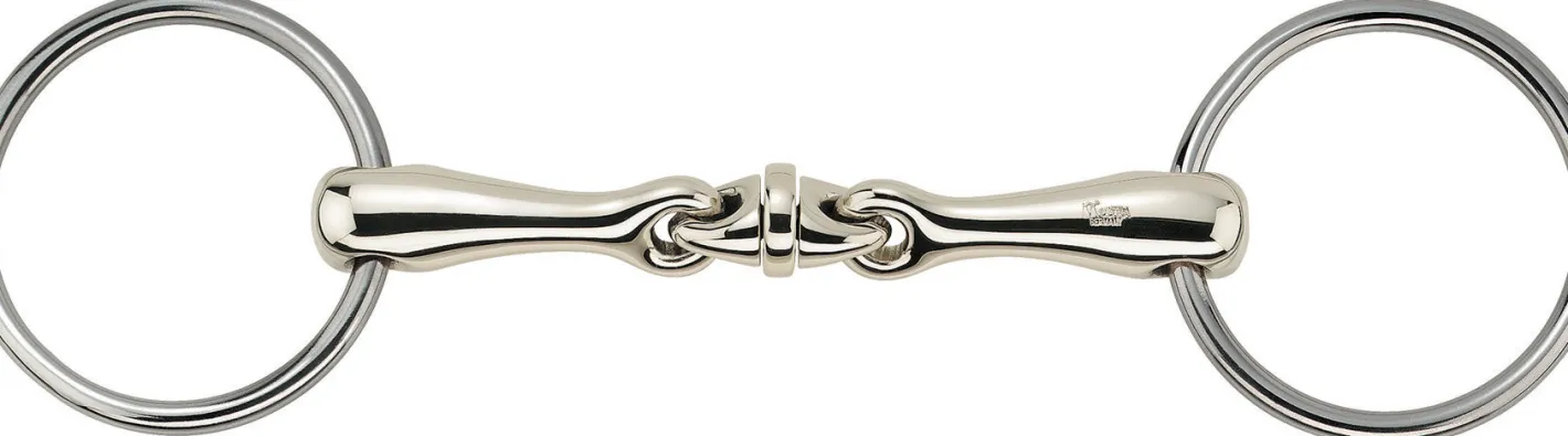 GEM-HERM SPRENGER Herm Sprenger® WH Ultra Sensogan® Bradoon - 14mm mouth; 55mm rings