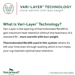 HORSEWARE ® Ireland Rambo® 1680D Vari-Layer Plus Heavy Turnout–450g