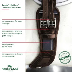 HORSEWARE ® Ireland Rambo® Micklem® Short Comfort Girth