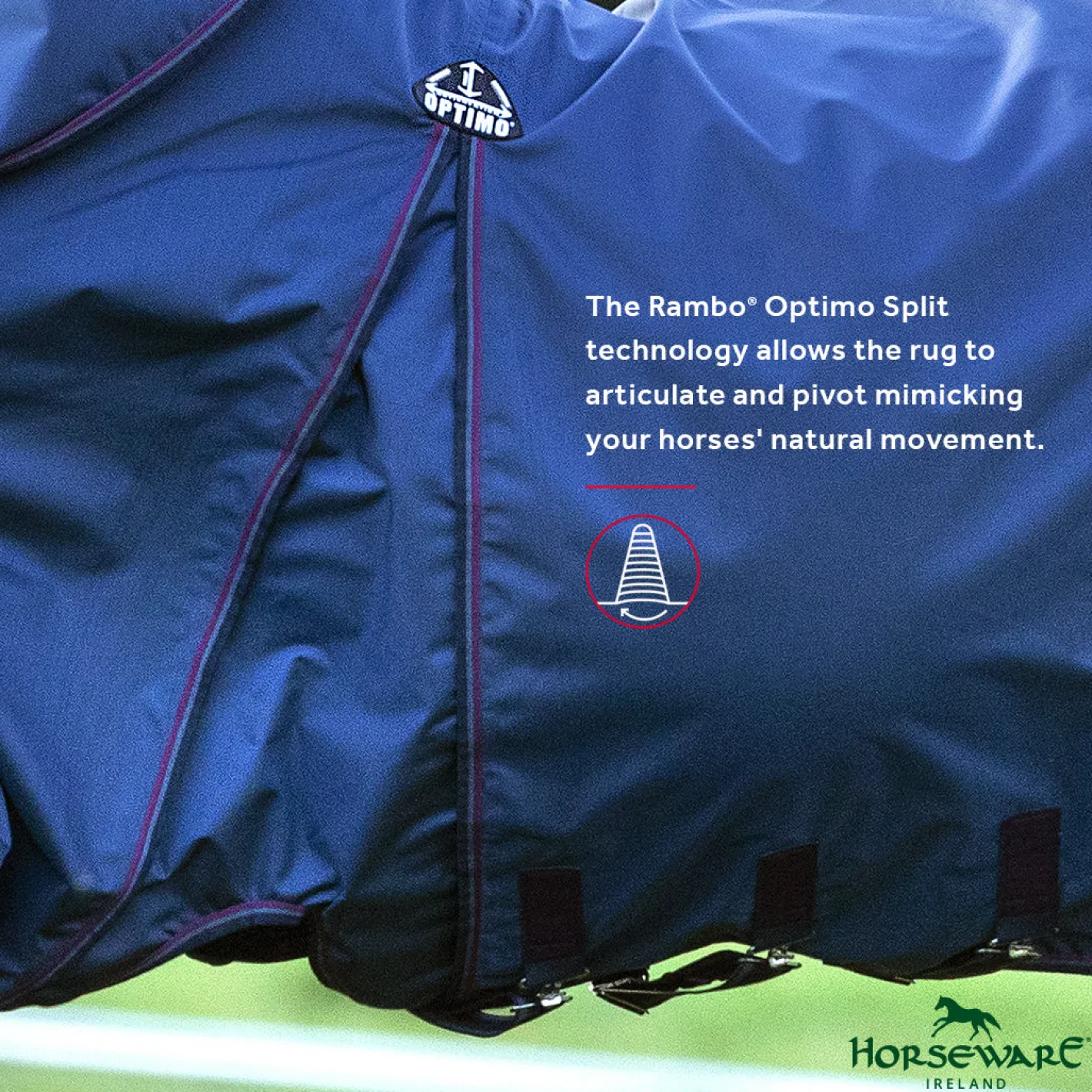 HORSEWARE ® Ireland Rambo® Optimo Turnout Blanket