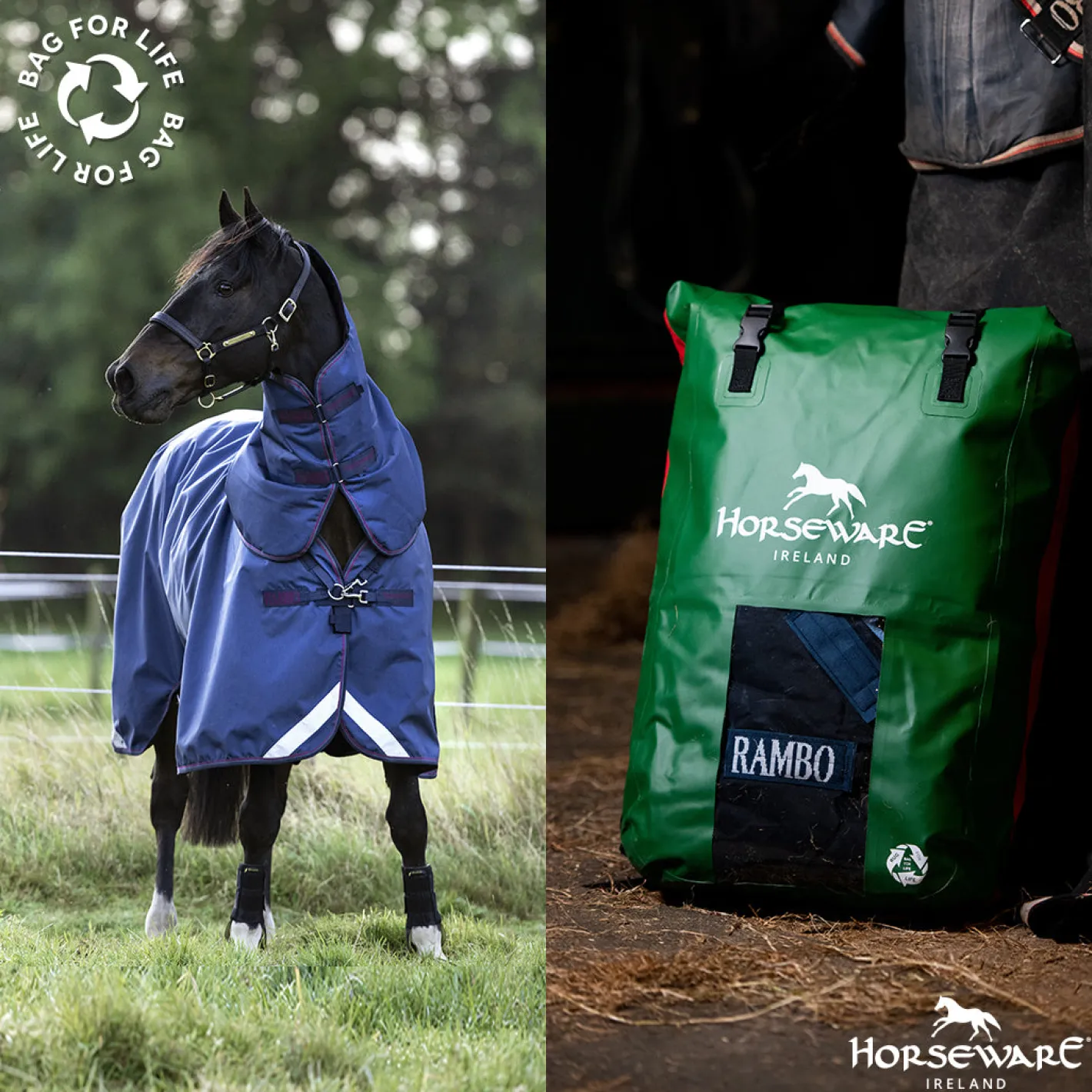 HORSEWARE ® Ireland Rambo® Optimo Turnout Blanket