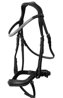 EQUINAVIA Horze Highbury Anatomical Crystal Dressage Bridle