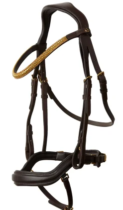 EQUINAVIA Horze Highbury Anatomical Crystal Dressage Bridle