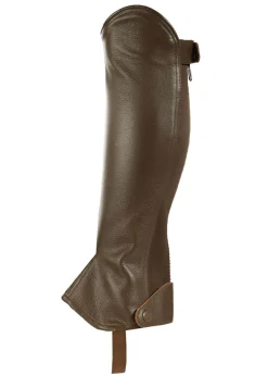 Kids EQUINAVIA Horze Kids’ Synthetic Leather Half Chaps with Elastic