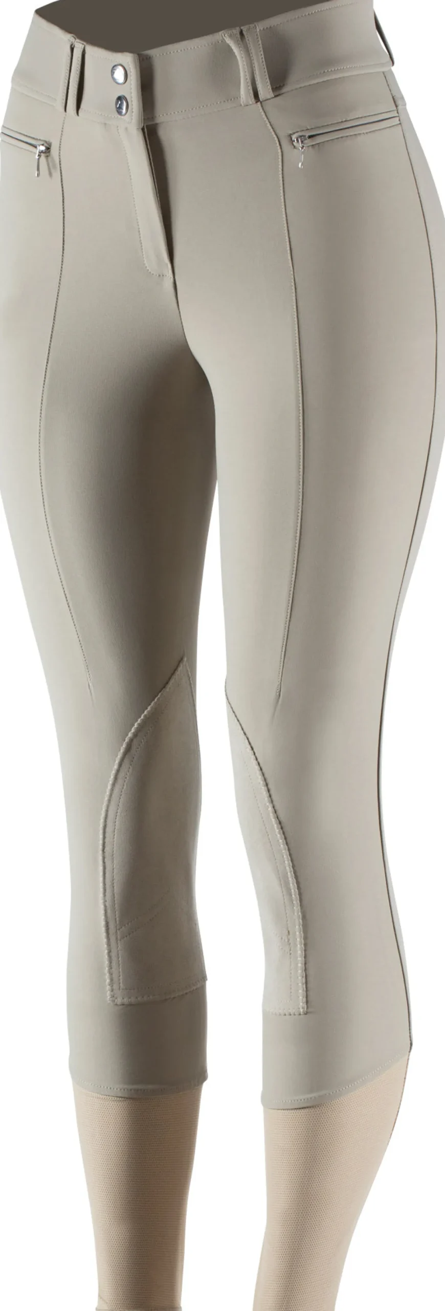 EQUINAVIA Horze Ladies’ Angelina Synthetic Leather Knee-Patch Breech