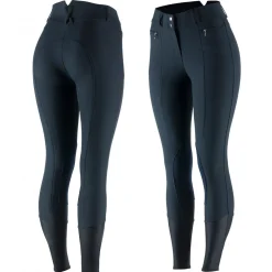 EQUINAVIA Horze Ladies’ Angelina Synthetic Leather Knee-Patch Breech